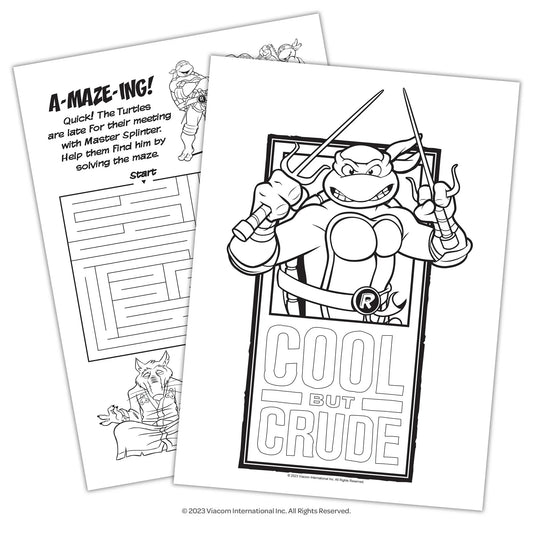 Teenage Mutant Ninja Turtles Jumbo Coloring Book